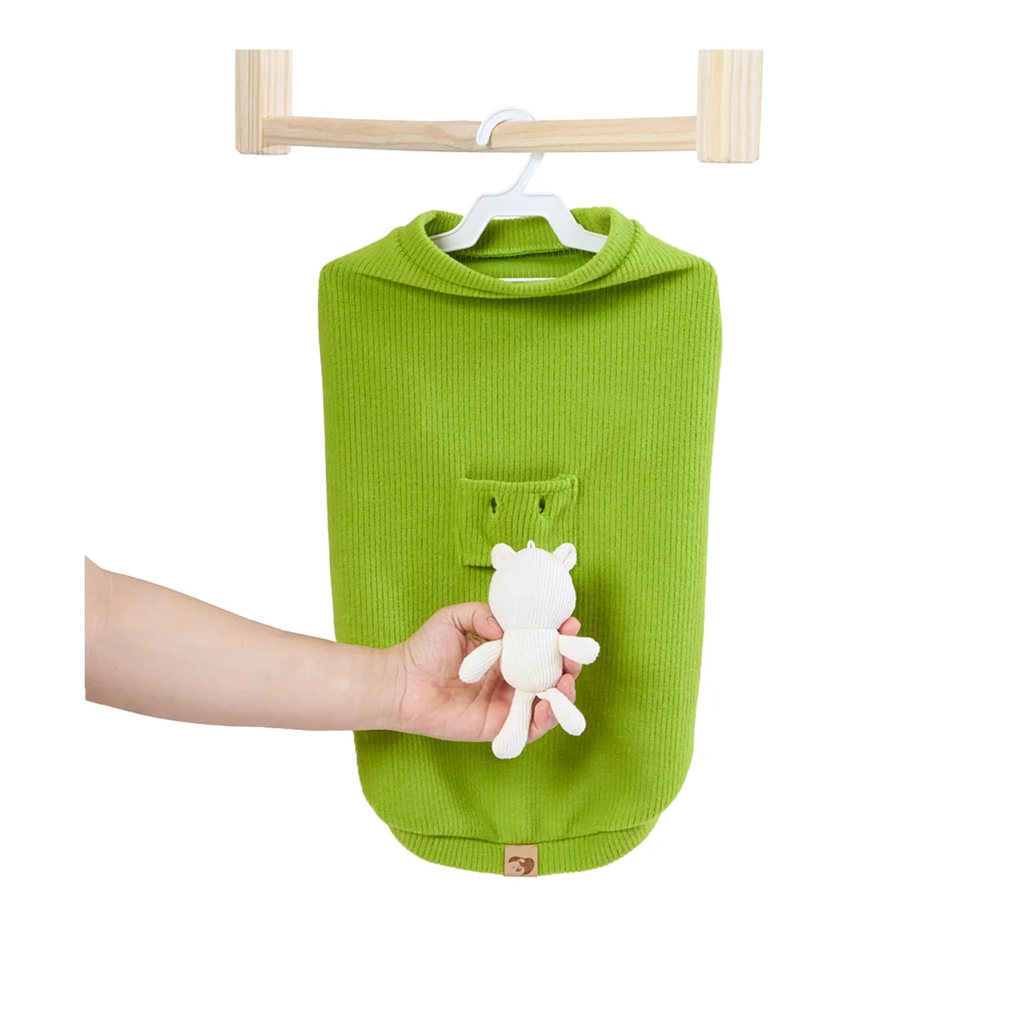 Casaco Bean para Cães e Gatos Emporium Distripet Verde